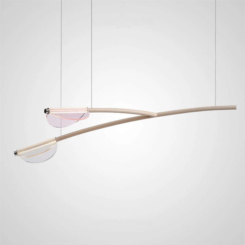 2 плафона. Цвет прозрачный, розовый