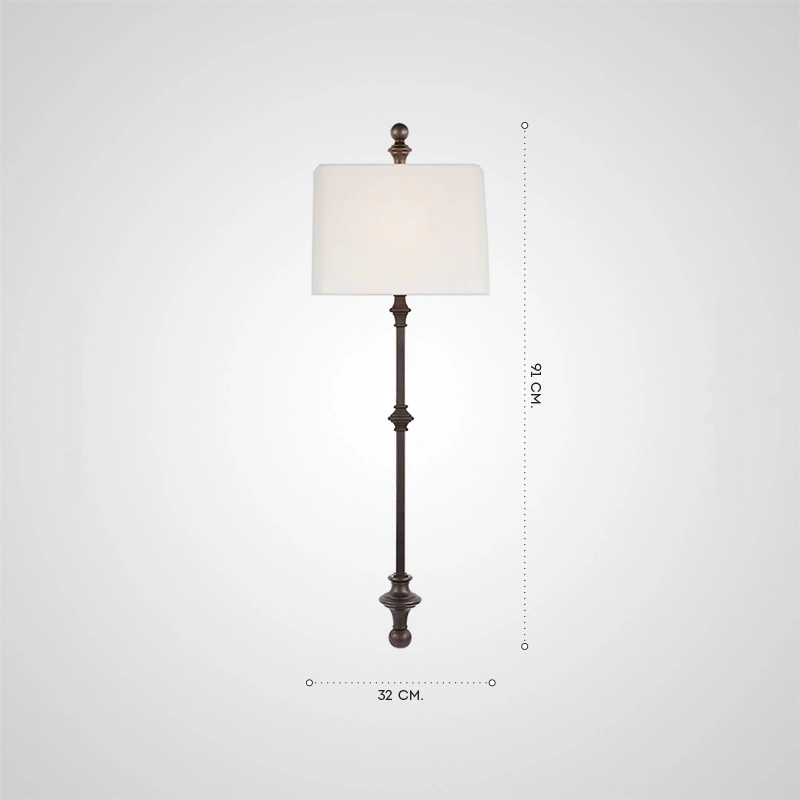 Бра Настенный светильник VILLMAR Античная бронза Sconce