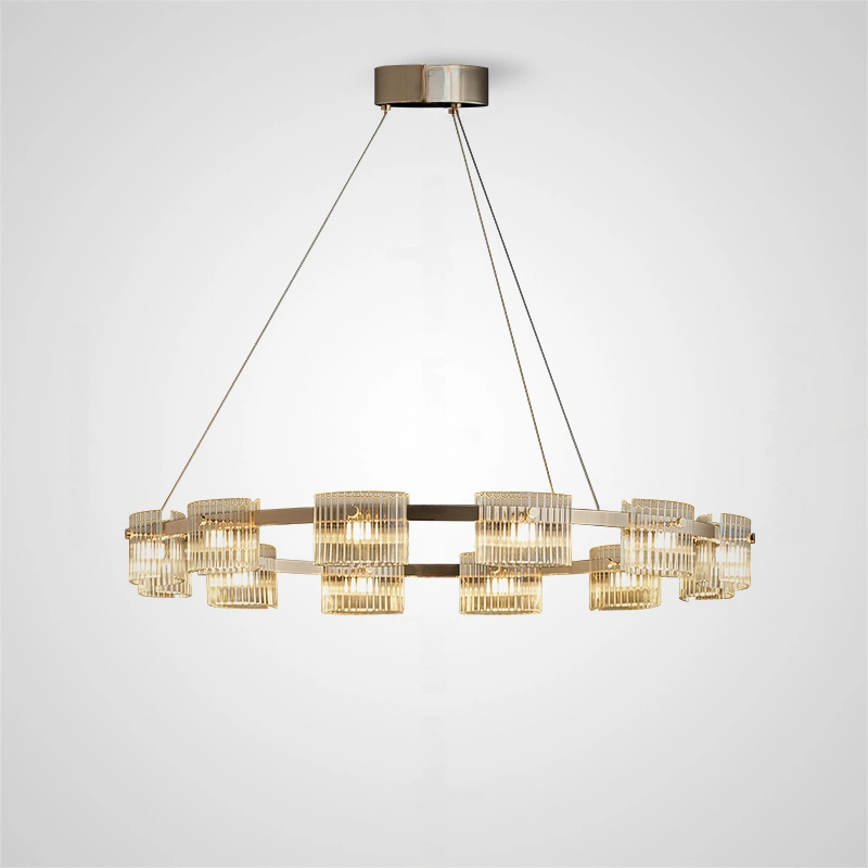 Кольцевые люстры и светильники NICOLETTA Ring chandelier