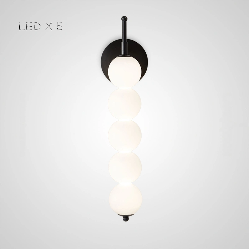 5 ламп. Цвет Черный