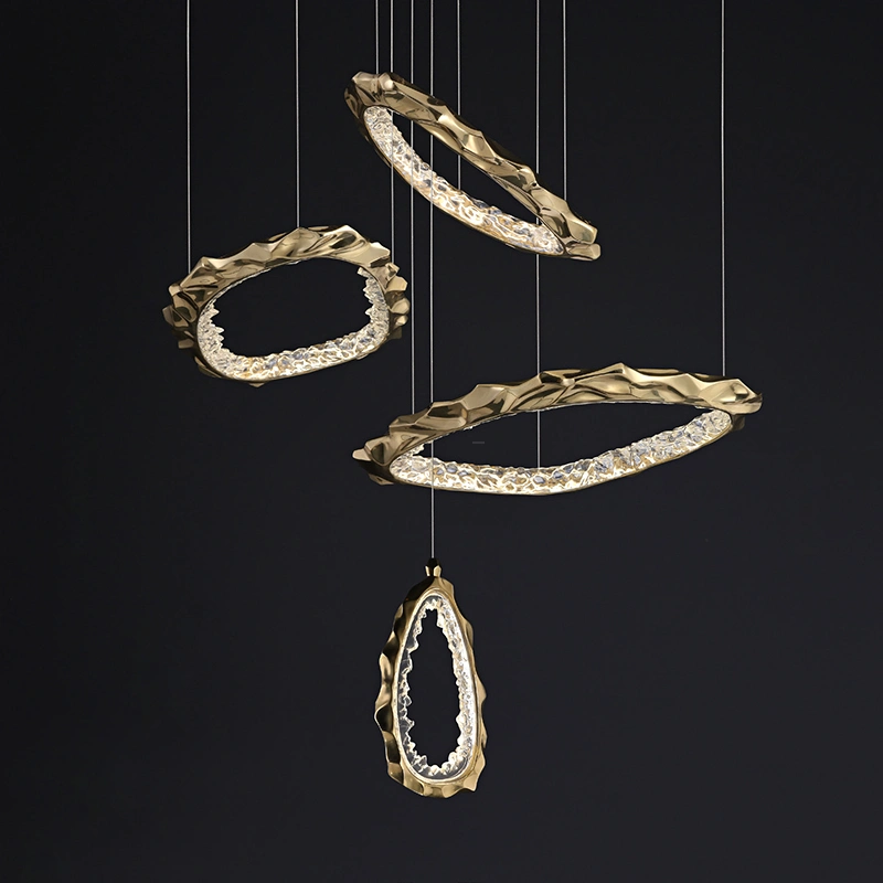 Кольцевые люстры и светильники IVALD RING