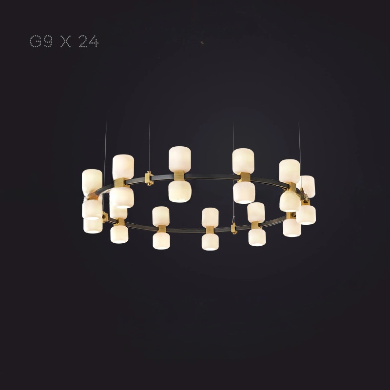 24 лампы. Цвет Белый