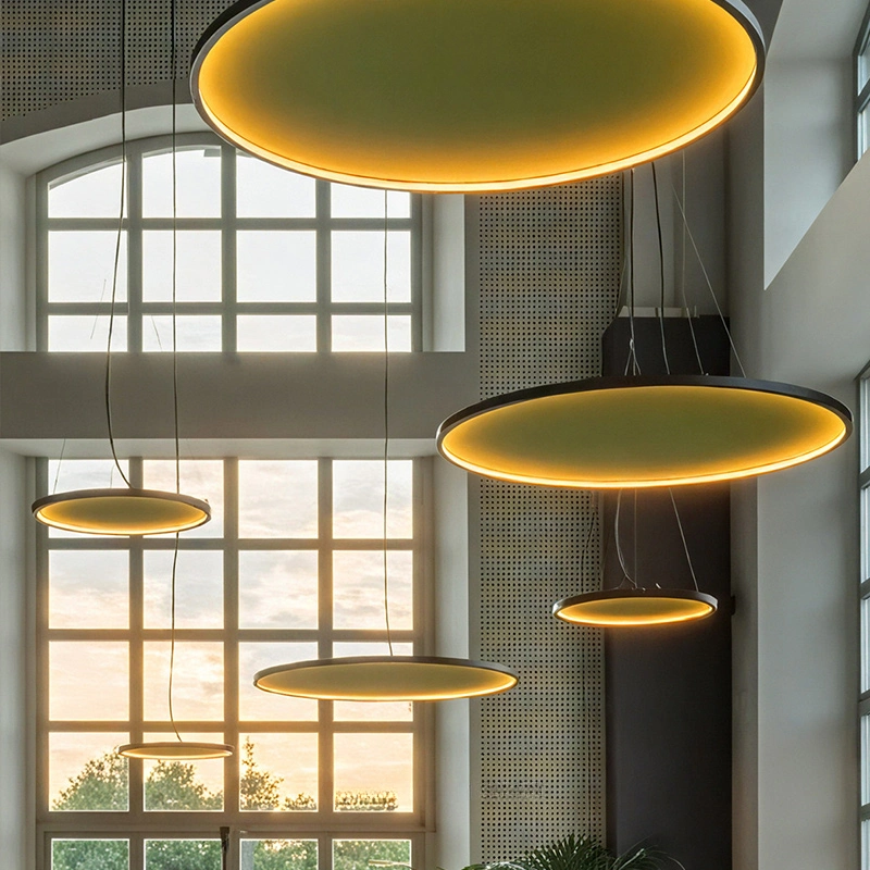 Кольцевые люстры и светильники PET Ring chandelier