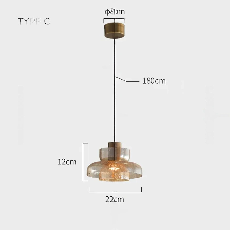 Модель C. Янтарное стекло