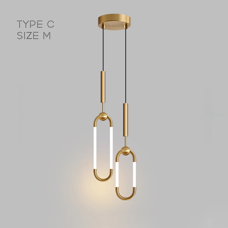 Тип C. Размер M. Цвет Латунь. Теплый свет