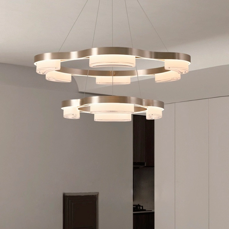 Кольцевые люстры и светильники ASER Ring chandelier