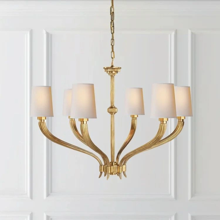 Люстра Visual Comfort RUHLMANN LARGE GOLD 8L