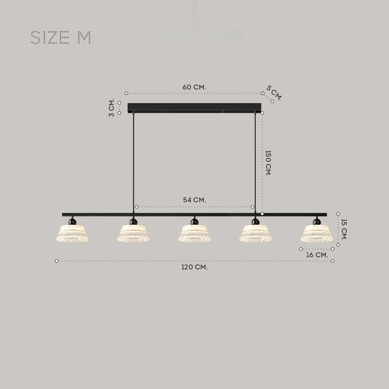 Реечный, рядный светильник GARM LONG Linear light