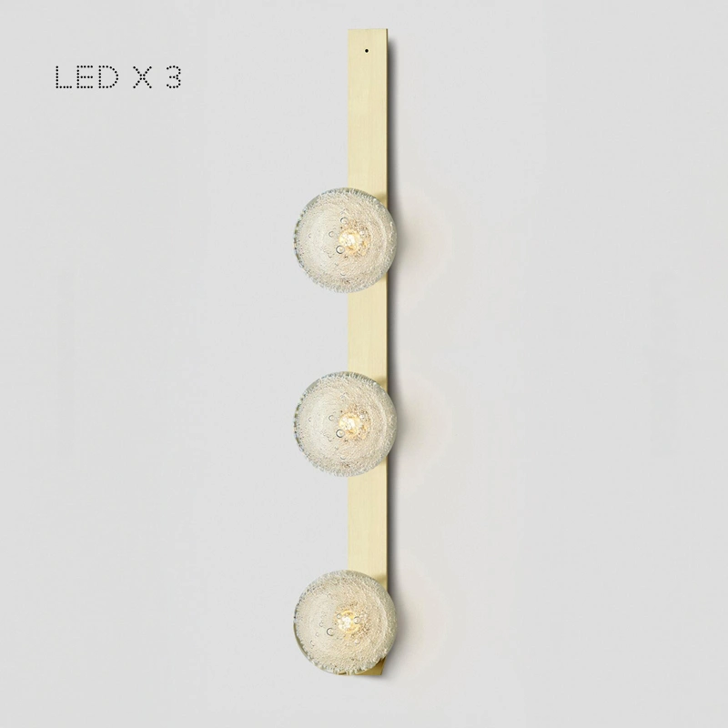 3 лампы. Цвет Латунь