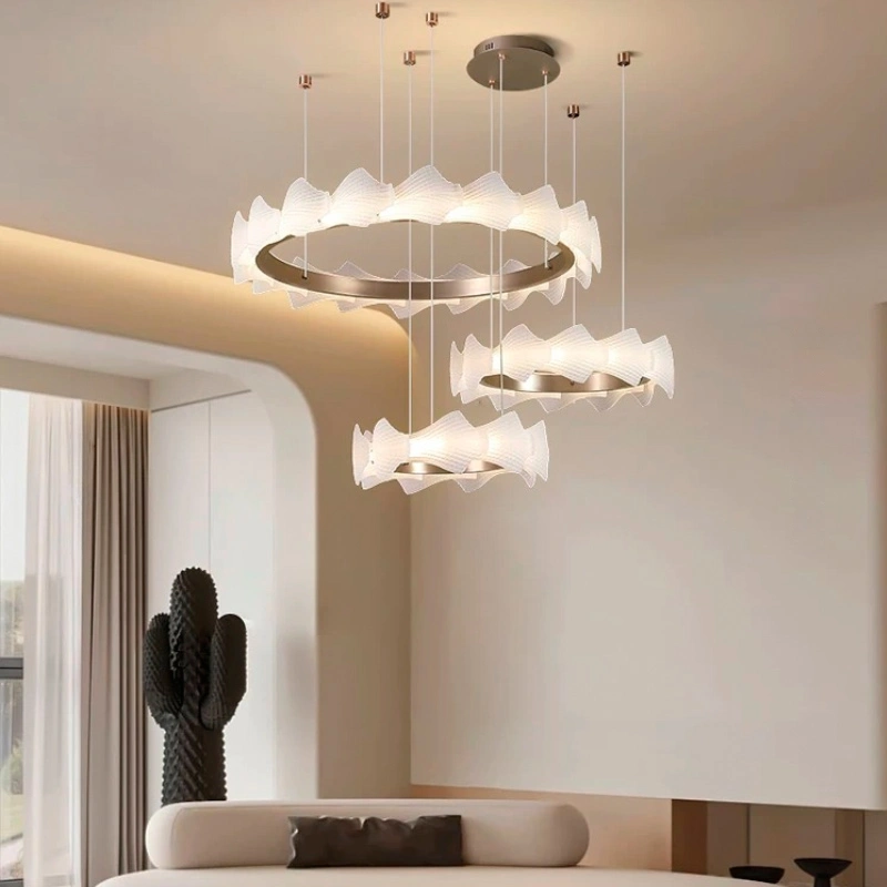 Кольцевые люстры и светильники NIAL RING Ring chandelier