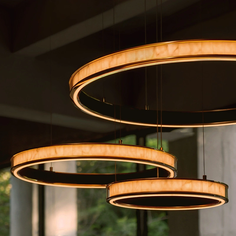 Кольцевые люстры и светильники BENJAM Ring chandelier