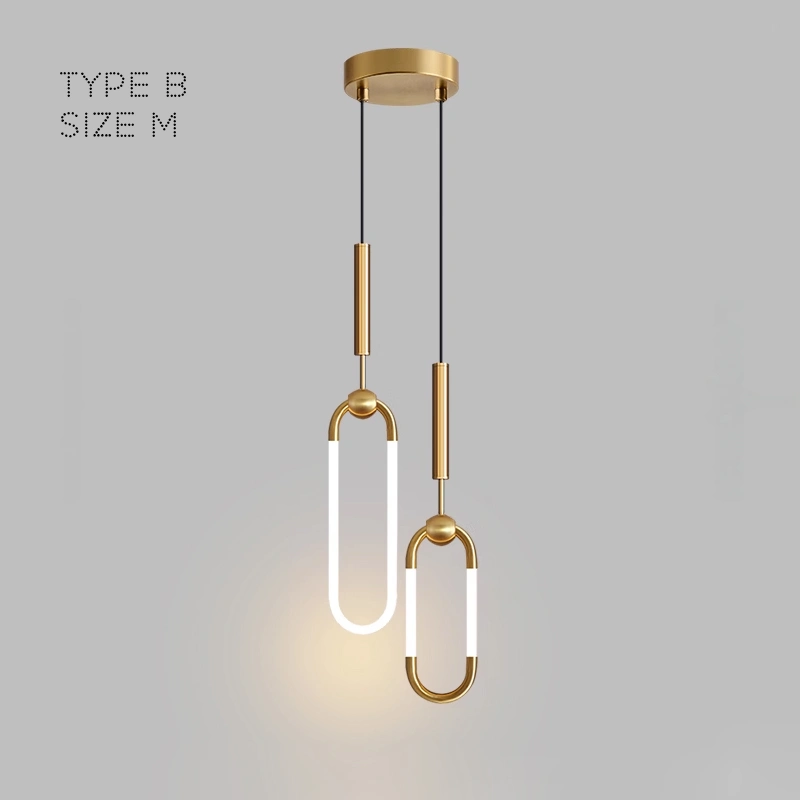 Тип B. Размер M. Цвет Латунь. Теплый свет