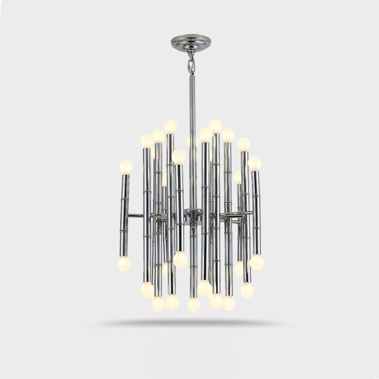 30 ламп. Цвет хром.