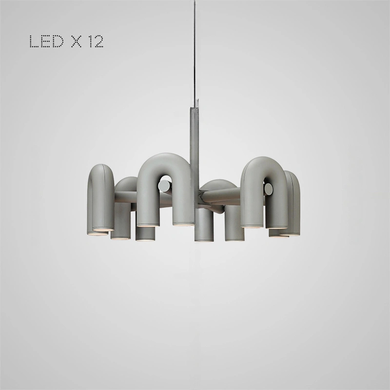 12 ламп. Цвет Серый