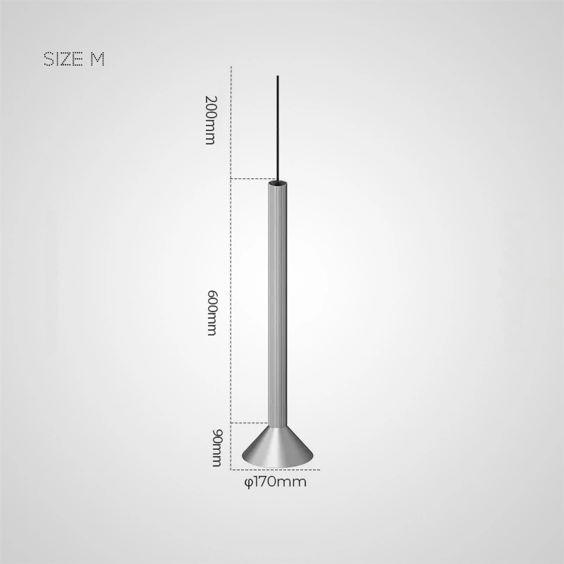 Размер M. Цвет серебро матовое. 3500K