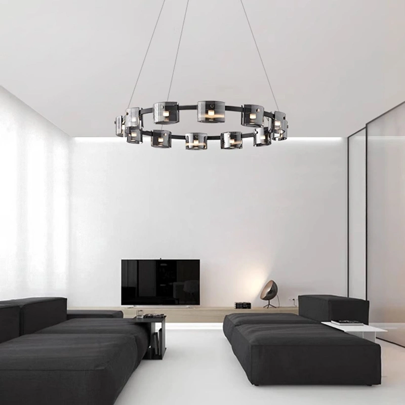 Кольцевые люстры и светильники JANICE