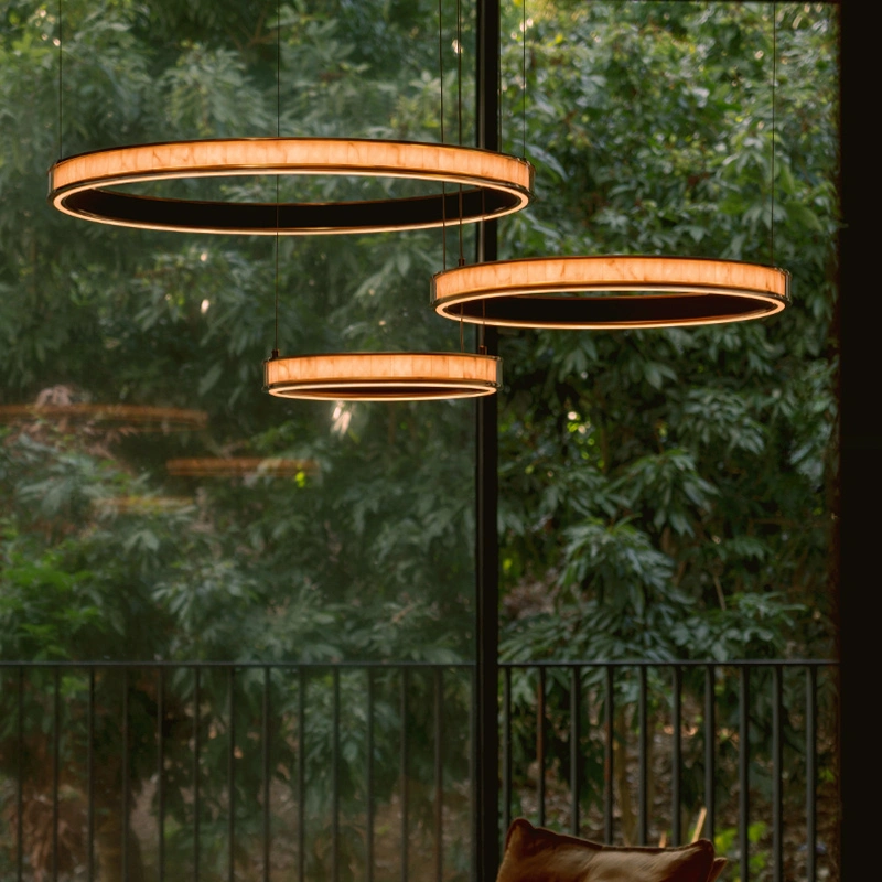 Кольцевые люстры и светильники BENJAM Ring chandelier