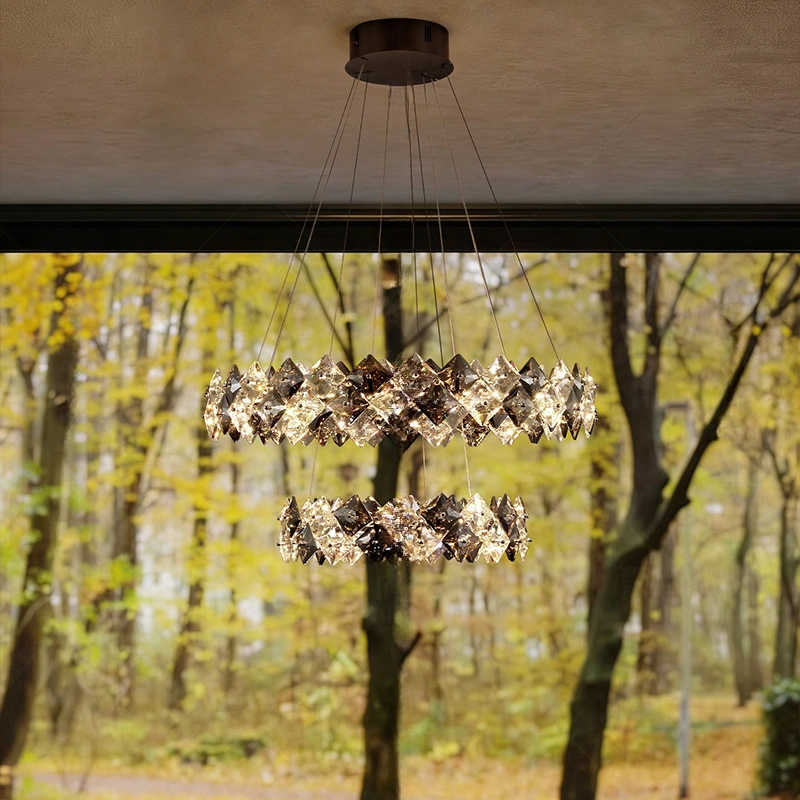 Кольцевые люстры и светильники MIRAGE RING Ring chandelier
