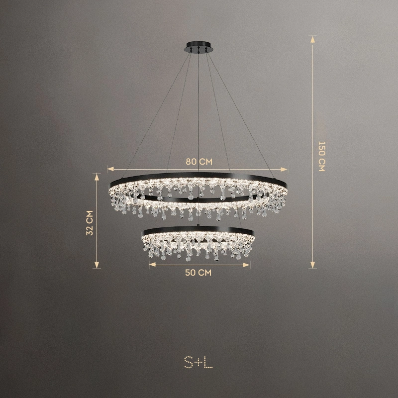 2 кольца S+L. 1 крепление