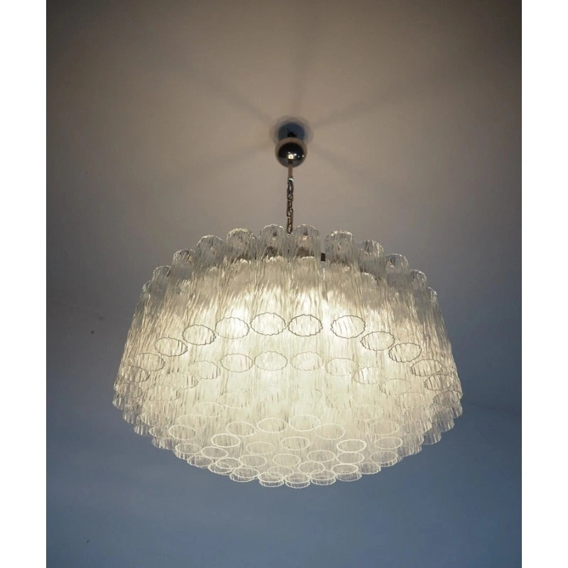 Винтажная люстра Murano Chandelier 101-01 Clear Glass Tubes