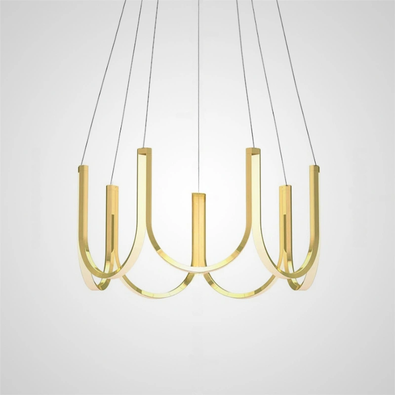 Кольцевые люстры и светильники ULLA Ring chandelier