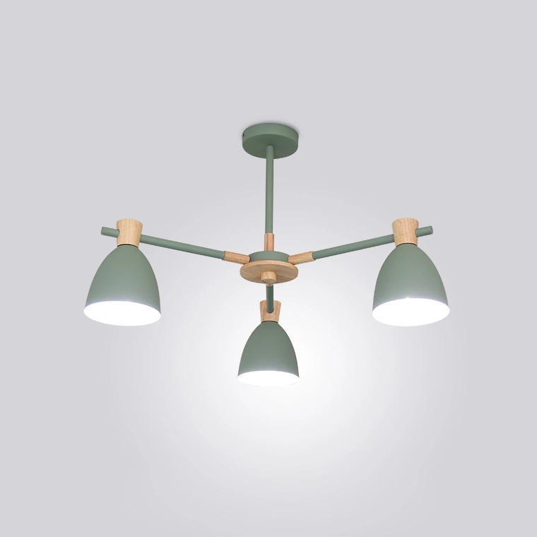 3 плафона (высокая). Цвет зеленый.