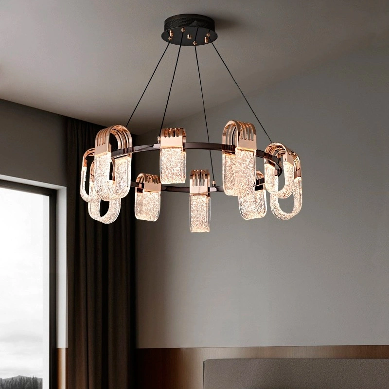 Кольцевые люстры и светильники JERALD RING Ring chandelier