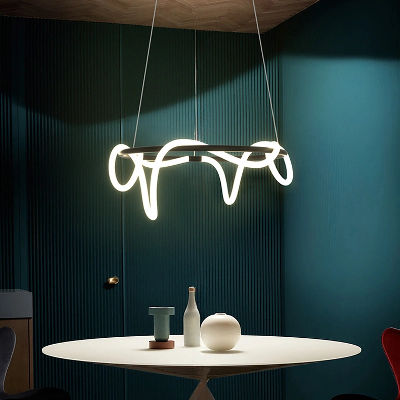 Кольцевые люстры и светильники GLORIFY BLACK