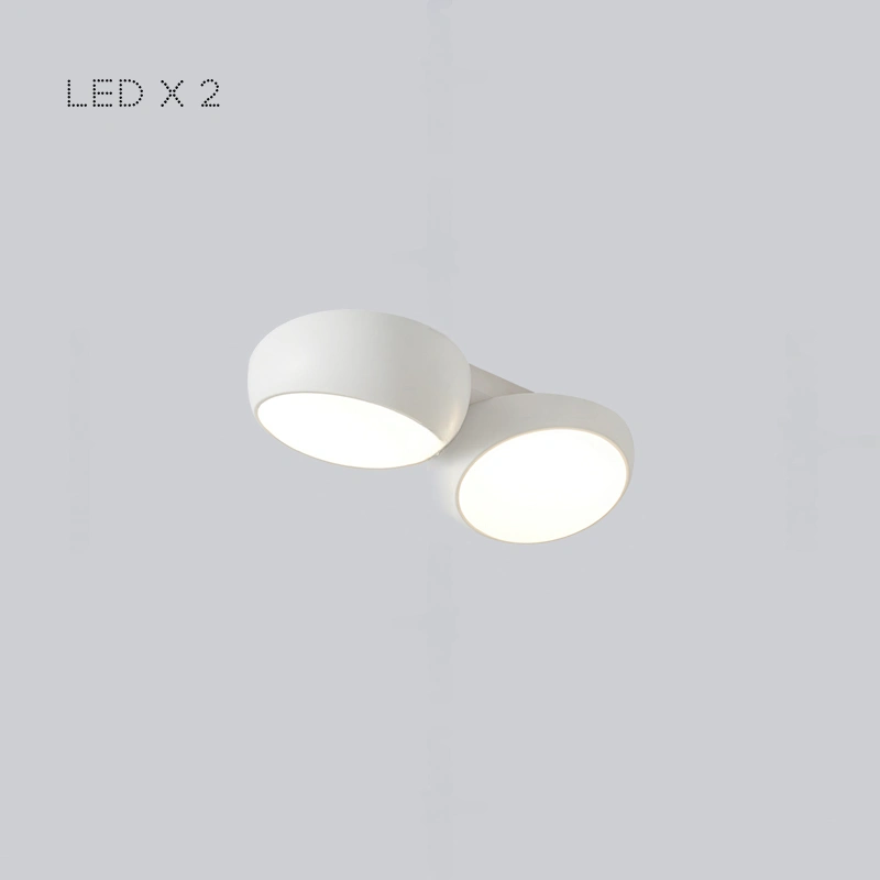 2 лампы. Цвет Белый