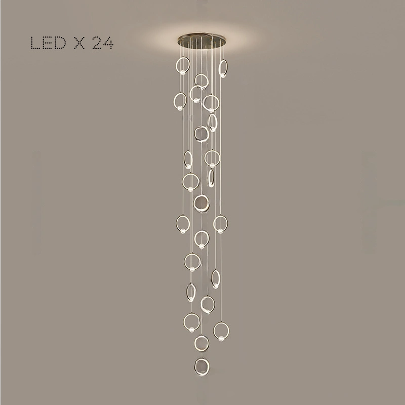 24 лампы. Цвет Латунь