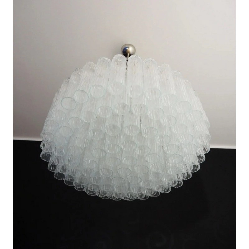Винтажная люстра Murano Chandelier 101-01 Clear Glass Tubes