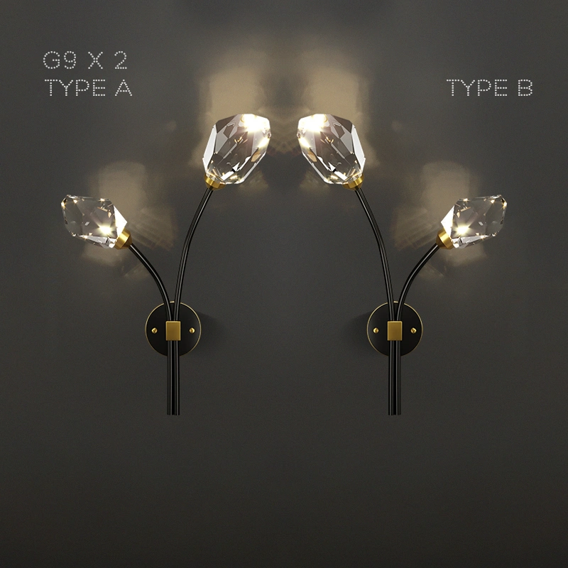 2 лампы. Цвет Черный. Тип А