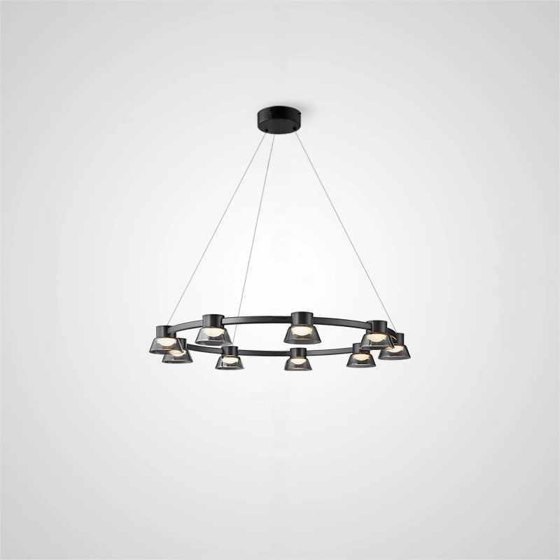 Кольцевые люстры и светильники HILDFRID Ring chandelier