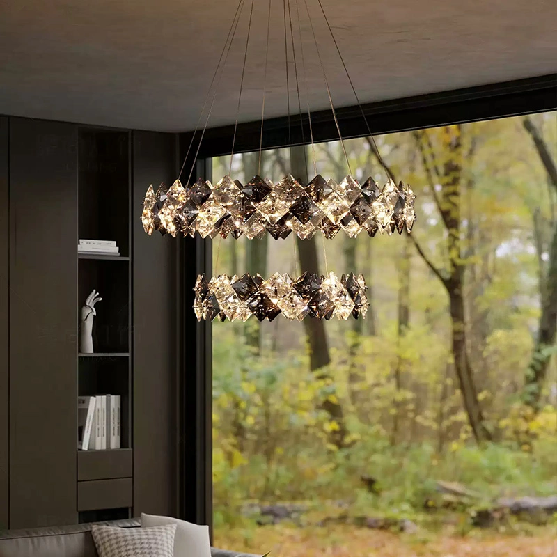 Кольцевые люстры и светильники MIRAGE RING Ring chandelier