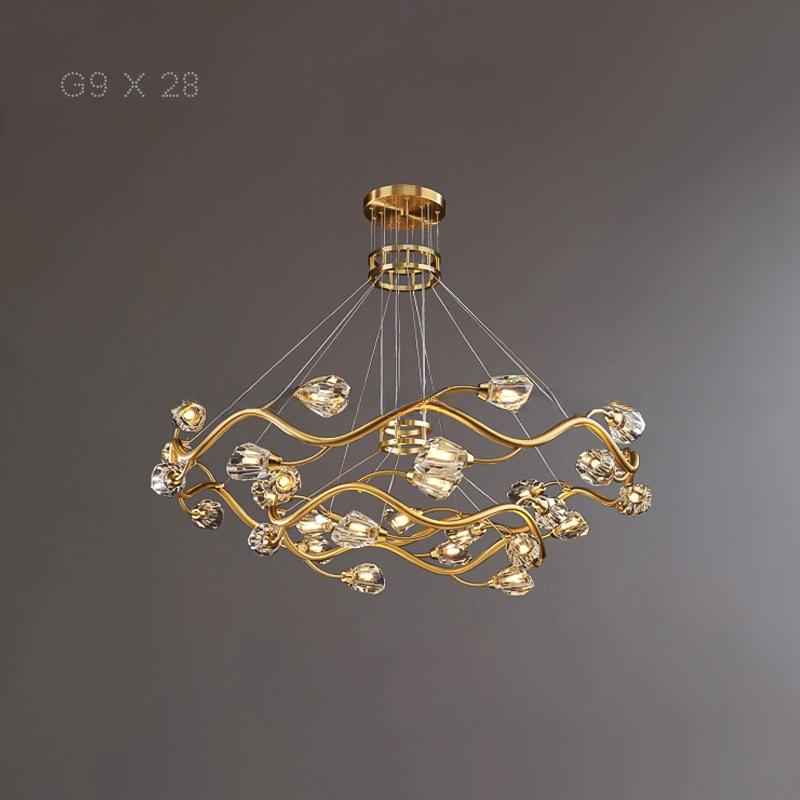 Кольцевые люстры и светильники ADRIANNA