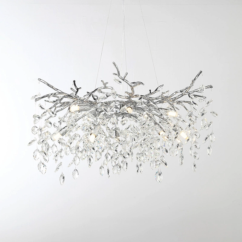 10 ламп. Цвет Хром