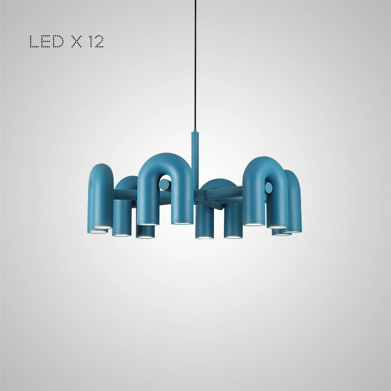 12 ламп. Цвет Синий