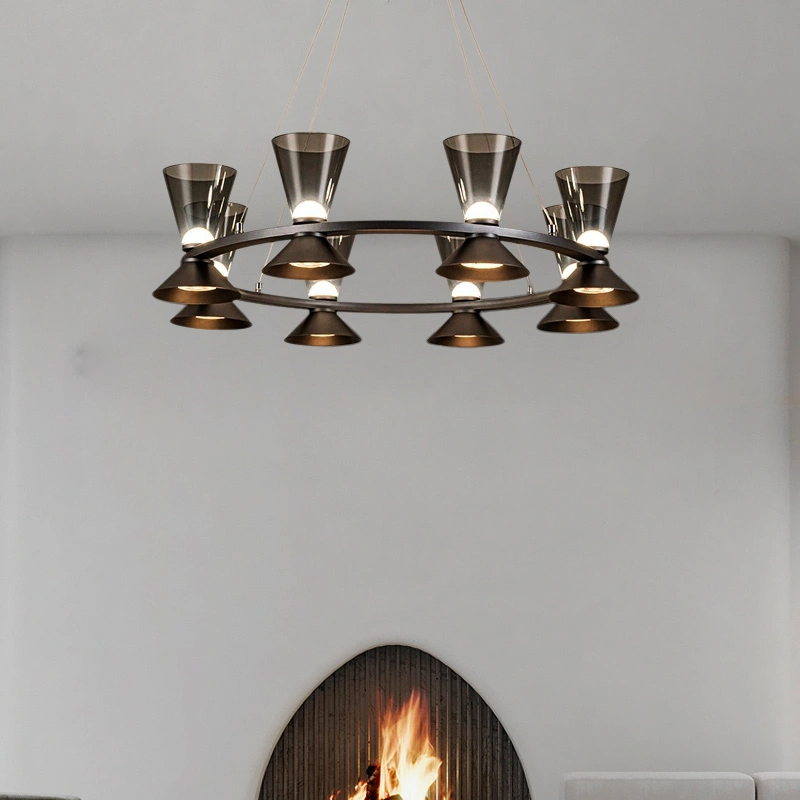 Кольцевые люстры и светильники MALCOLM RING Ring chandelier