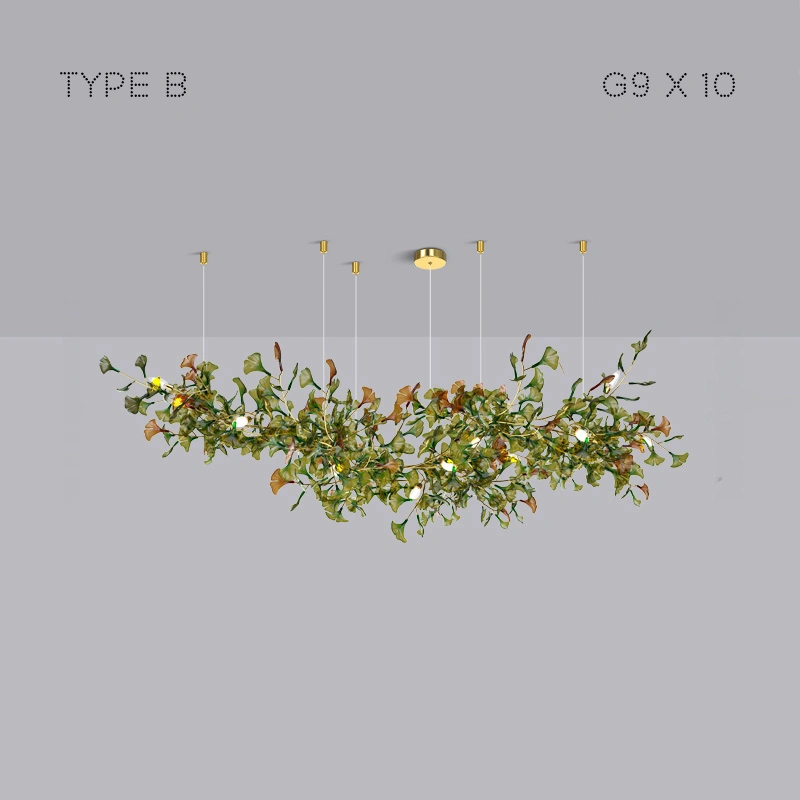 Тип B. 10 ламп. Цвет зеленый