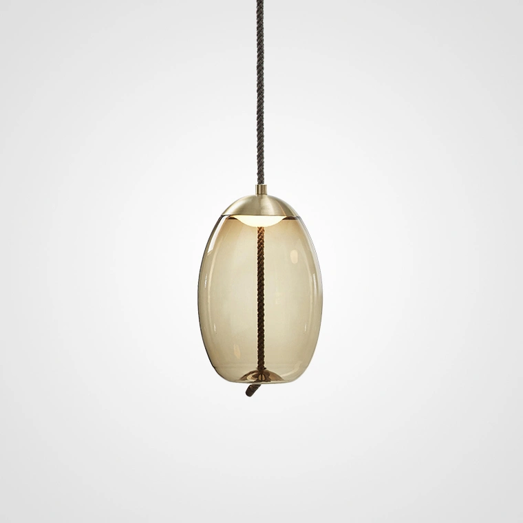 Модель C. Цвет плафона янтарь. Цвет металла латунь.