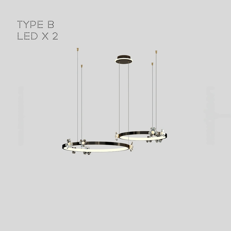 Два кольца. Тип B. Цвет Черный