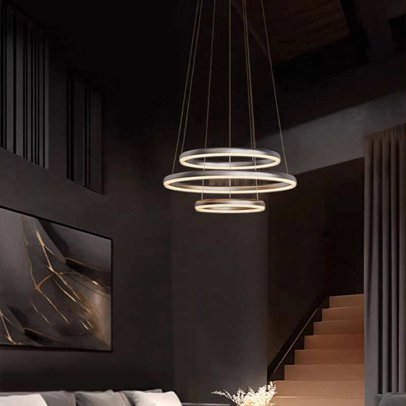 Кольцевые люстры и светильники STOFFER Ring chandelier