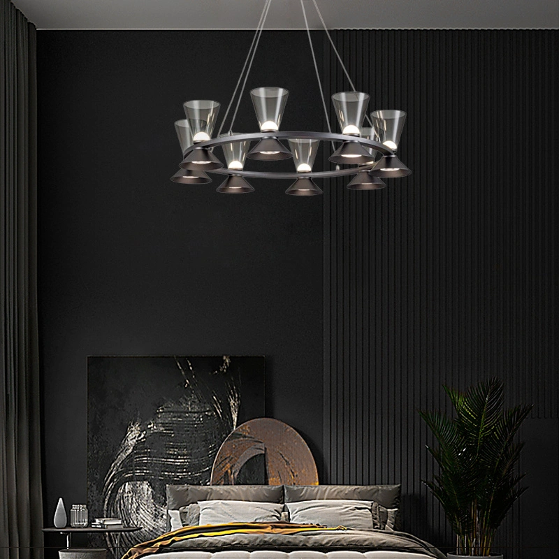 Кольцевые люстры и светильники MALCOLM RING Ring chandelier