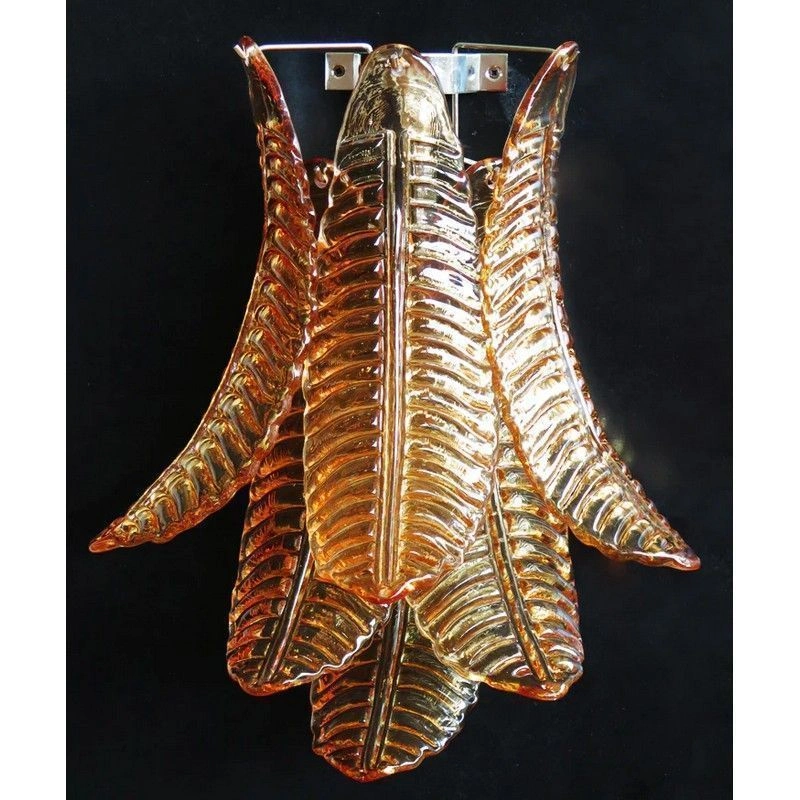 Настенный светильник Murano Wall Lamp 6 Yellow Felchi Glass