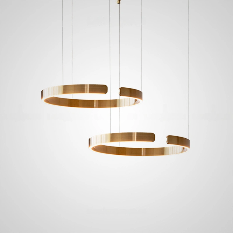 Кольцевые люстры и светильники MARIS Ring chandelier