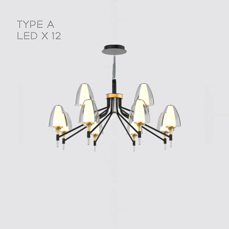 Тип A. 12 ламп