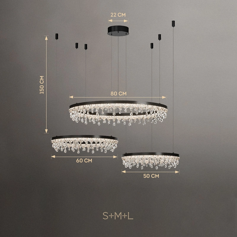 3 кольца S+M+L. мульти крепление