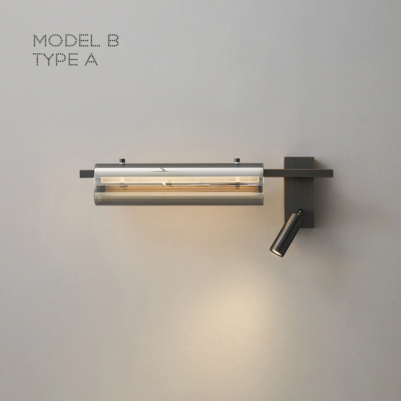 Модель В. Цвет черненая латунь + дымчатый. Тип А