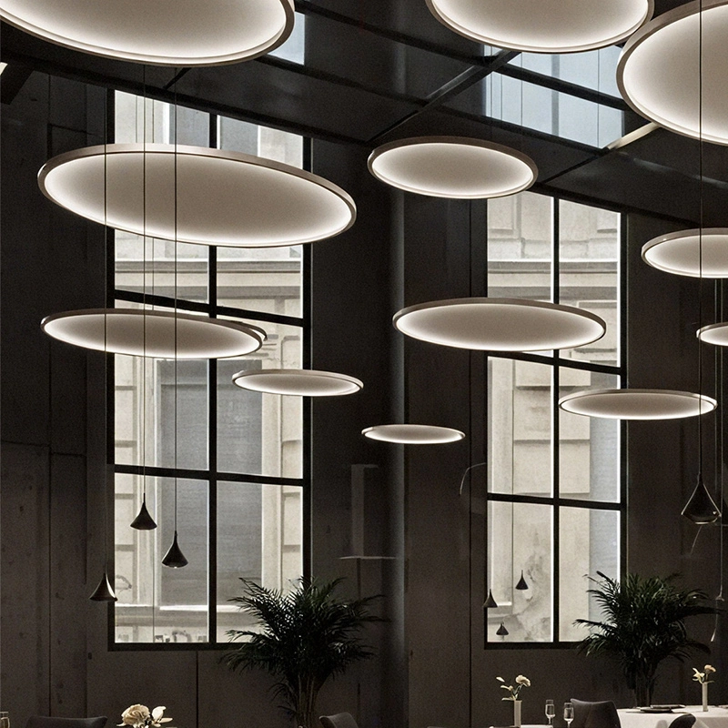 Кольцевые люстры и светильники PET Ring chandelier