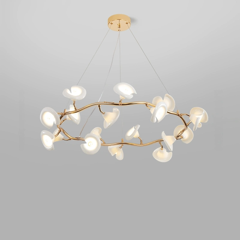 Кольцевые люстры и светильники JULY BLOSS Ring chandelier